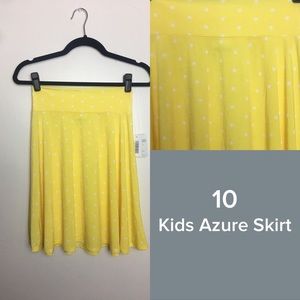 Kids Size 10 Lularoe Azure skirt LLR